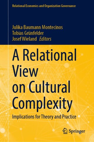 Omslagafbeelding: A Relational View on Cultural Complexity 9783031274534