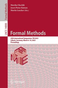 Cover image: Formal Methods 9783031274800