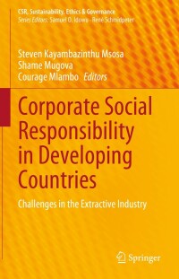 Imagen de portada: Corporate Social Responsibility in Developing Countries 9783031275111