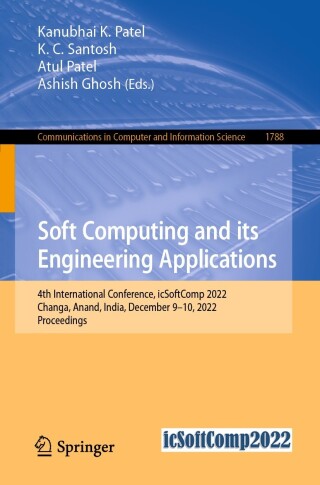Cover image: Soft Computing and Its Engineering Applications 9783031276088