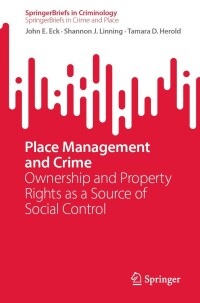 Cover image: Place Management and Crime 9783031276927