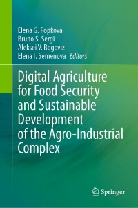 Imagen de portada: Digital Agriculture for Food Security and Sustainable Development of the Agro-Industrial Complex 9783031279102