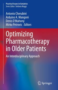 Imagen de portada: Optimizing Pharmacotherapy in Older Patients 9783031280603