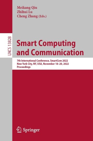 Cover image: Smart Computing and Communication 9783031281235