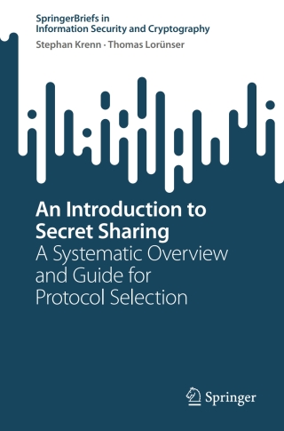 Cover image: An Introduction to Secret Sharing 9783031281600