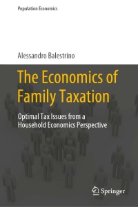 Cover image: The Economics of Family Taxation 9783031281693