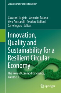 Cover image: Innovation, Quality and Sustainability for a Resilient Circular Economy 9783031282911