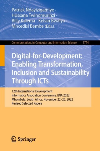 Immagine di copertina: Digital-for-Development: Enabling Transformation, Inclusion and Sustainability Through ICTs 9783031284717