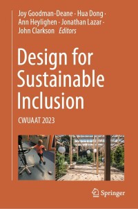 Cover image: Design for Sustainable Inclusion 9783031285271