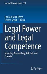 Omslagafbeelding: Legal Power and Legal Competence 9783031285547