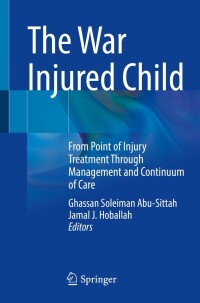 Cover image: The War Injured Child 9783031286124