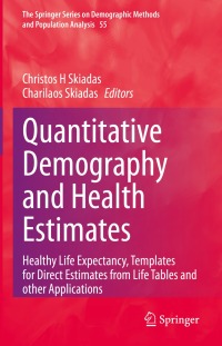 Cover image: Quantitative Demography and Health Estimates 9783031286964