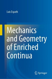 Cover image: Mechanics and Geometry of Enriched Continua 9783031289330