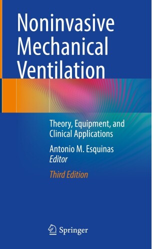 Imagen de portada: Noninvasive Mechanical Ventilation 3rd edition 9783031289620