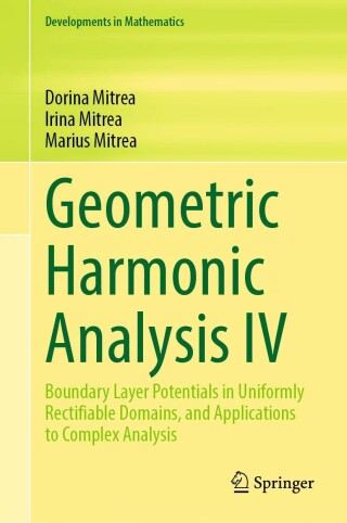 表紙画像: Geometric Harmonic Analysis IV 9783031291784