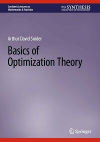 Cover image: Basics of Optimization Theory 9783031292187