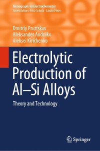 Cover image: Electrolytic Production of Al–Si Alloys 9783031292484