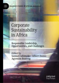Cover image: Corporate Sustainability in Africa 9783031292729