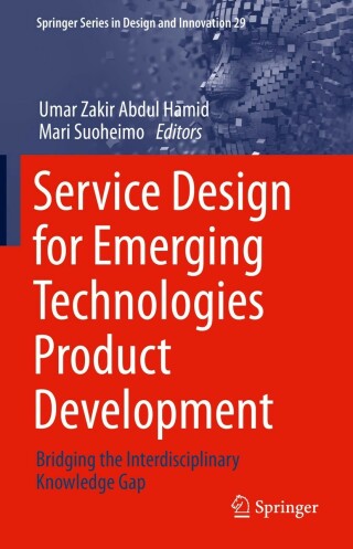 Cover image: Service Design for Emerging Technologies Product Development 9783031293054