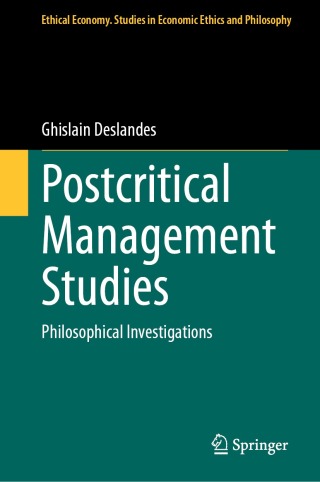 表紙画像: Postcritical Management Studies 9783031294037