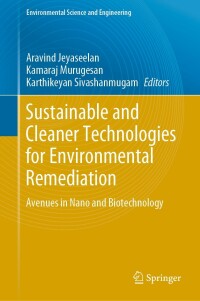 Immagine di copertina: Sustainable and Cleaner Technologies for Environmental Remediation 9783031295966
