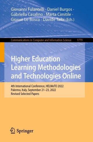 Cover image: Higher Education Learning Methodologies and Technologies Online 9783031297991
