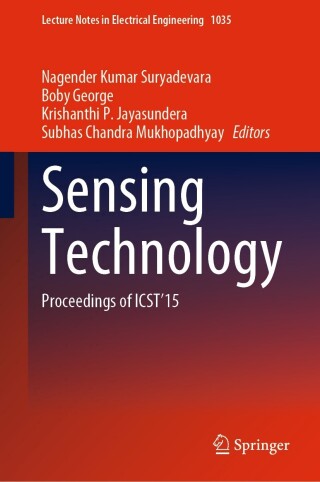 Imagen de portada: Sensing Technology 9783031298707