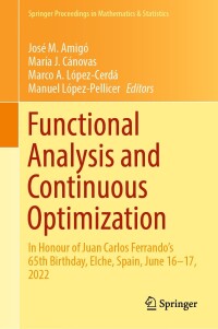 Cover image: Functional Analysis and Continuous Optimization 9783031300134