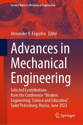 Immagine di copertina: Advances in Mechanical Engineering 9783031300264