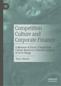 Cover image: Competition Culture and Corporate Finance 9783031301551