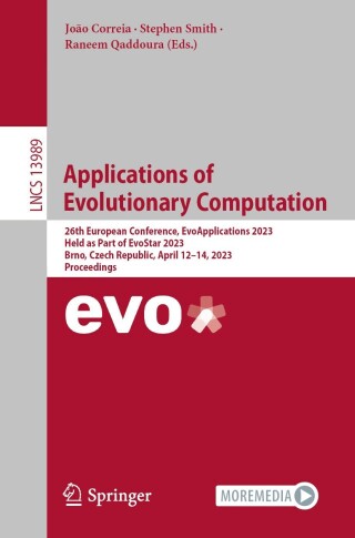 Imagen de portada: Applications of Evolutionary Computation 9783031302282