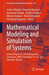 Cover image: Mathematical Modeling and Simulation of Systems 9783031302503