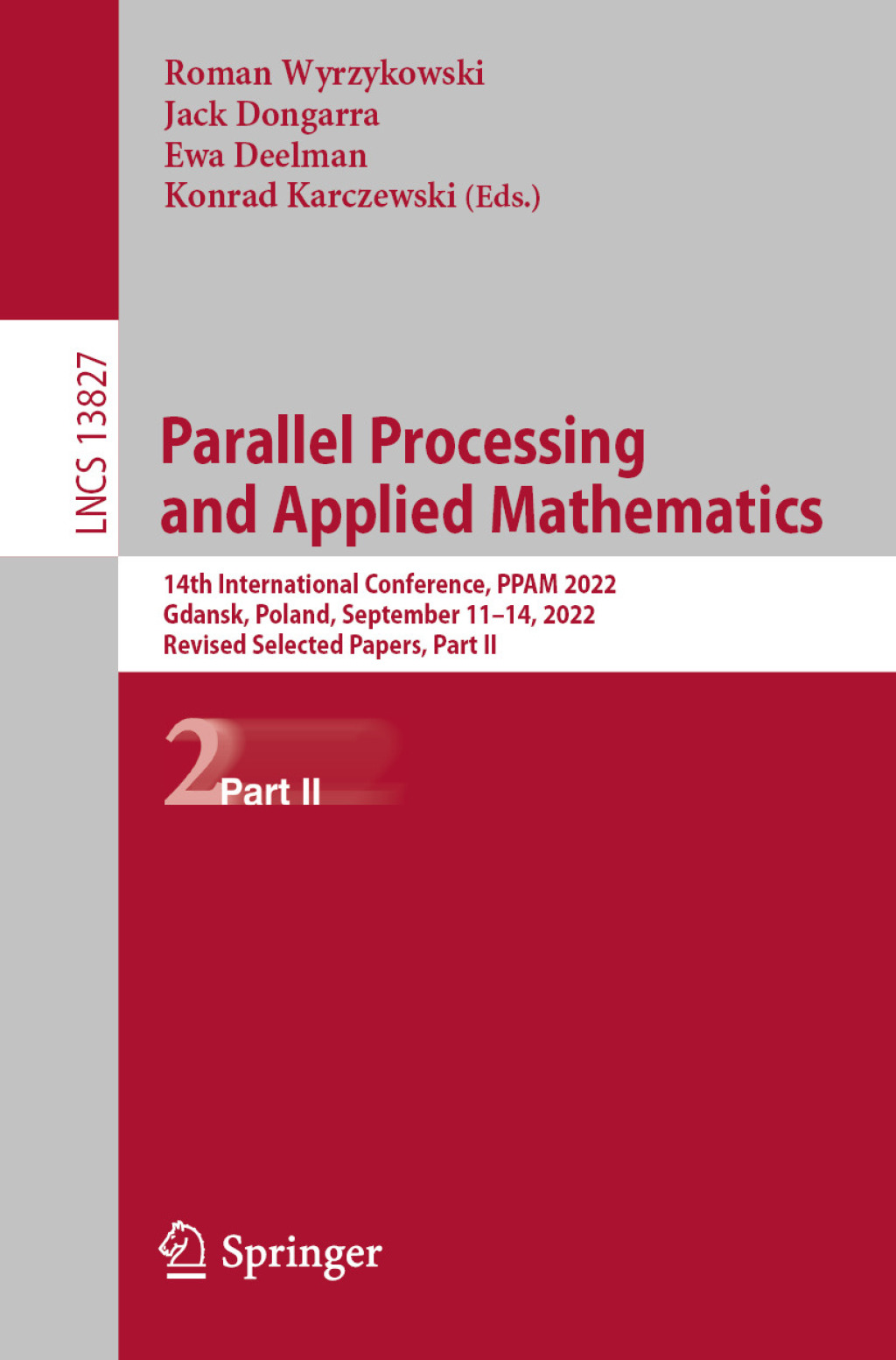 Parallel Processing and Applied Mathematics (eBook)
