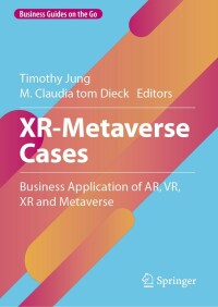 Cover image: XR-Metaverse Cases 9783031305658
