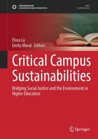 Titelbild: Critical Campus Sustainabilities 9783031309281
