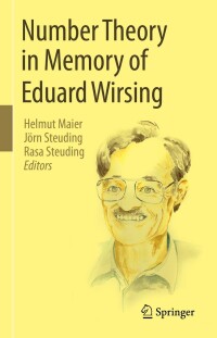 Imagen de portada: Number Theory in Memory of Eduard Wirsing 9783031316166