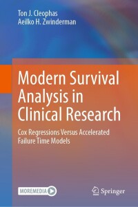 Cover image: Modern Survival Analysis in Clinical Research 9783031316319