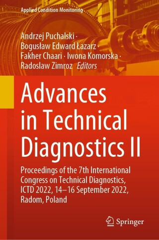 Imagen de portada: Advances in Technical Diagnostics II 9783031317187
