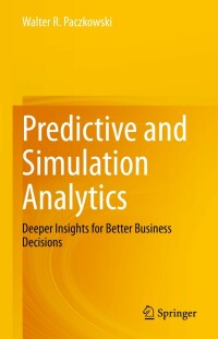 Cover image: Predictive and Simulation Analytics 9783031318863