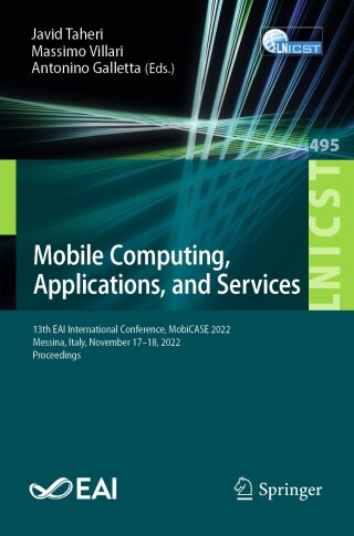 Cover image: Mobile Computing, Applications, and Services 9783031318900