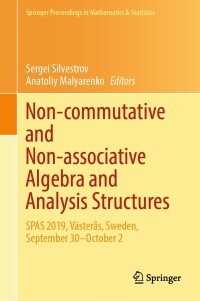 Cover image: Non-commutative and Non-associative Algebra and Analysis Structures 9783031320088