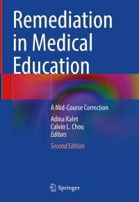 Imagen de portada: Remediation in Medical Education 2nd edition 9783031324031