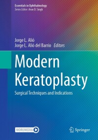 Cover image: Modern Keratoplasty 9783031324079