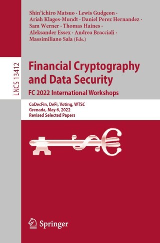 Imagen de portada: Financial Cryptography and Data Security. FC 2022 International Workshops 9783031324147