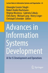 Cover image: Advances in Information Systems Development 9783031324178