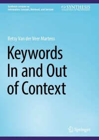 Cover image: Keywords In and Out of Context 9783031325298