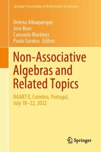 Cover image: Non-Associative Algebras and Related Topics 9783031327063