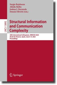 Imagen de portada: Structural Information and Communication Complexity 9783031327322