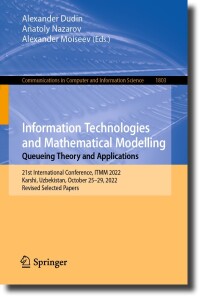 Cover image: Information Technologies and Mathematical Modelling. Queueing Theory and Applications 9783031329890