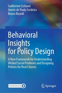 Cover image: Behavioral Insights for Policy Design 9783031330339